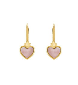 Les Boucles d'oreilles femme, argent 925/1000 doré or jaune , Charles Garnier Paris 1901, PASSION, AGF170166E