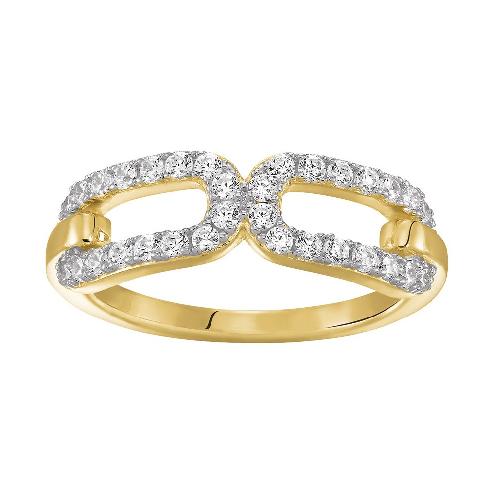 La Bague femme, argent 925/1000 bicolore, Charles Garnier Paris 1901, STYLES, AGF170076R