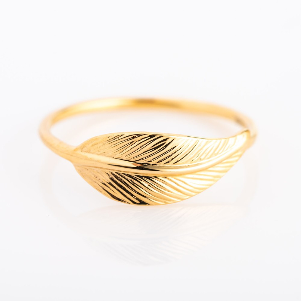la Bague or jaune 375/1000, plume, moyen modèle by Stauffer