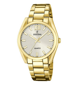La Montre femme FESTINA, Boyfriend, acier PVD jaune, 20640/1