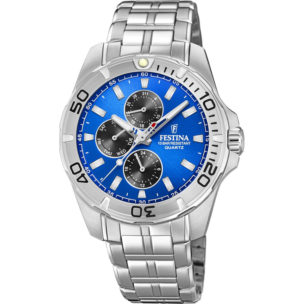 Montre homme FESTINA, Multifonctions, acier, 20445/4