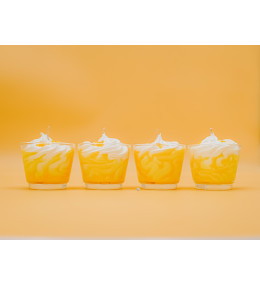 Bougie artisanale (exclusivités web et boutiques) motif Jonquilles