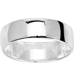 L'Alliance argent 925/1000, largeur 6,00 mm by Stauffer
