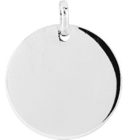 Le Pendentif laique argent 925/1000 forme ronde by Stauffer