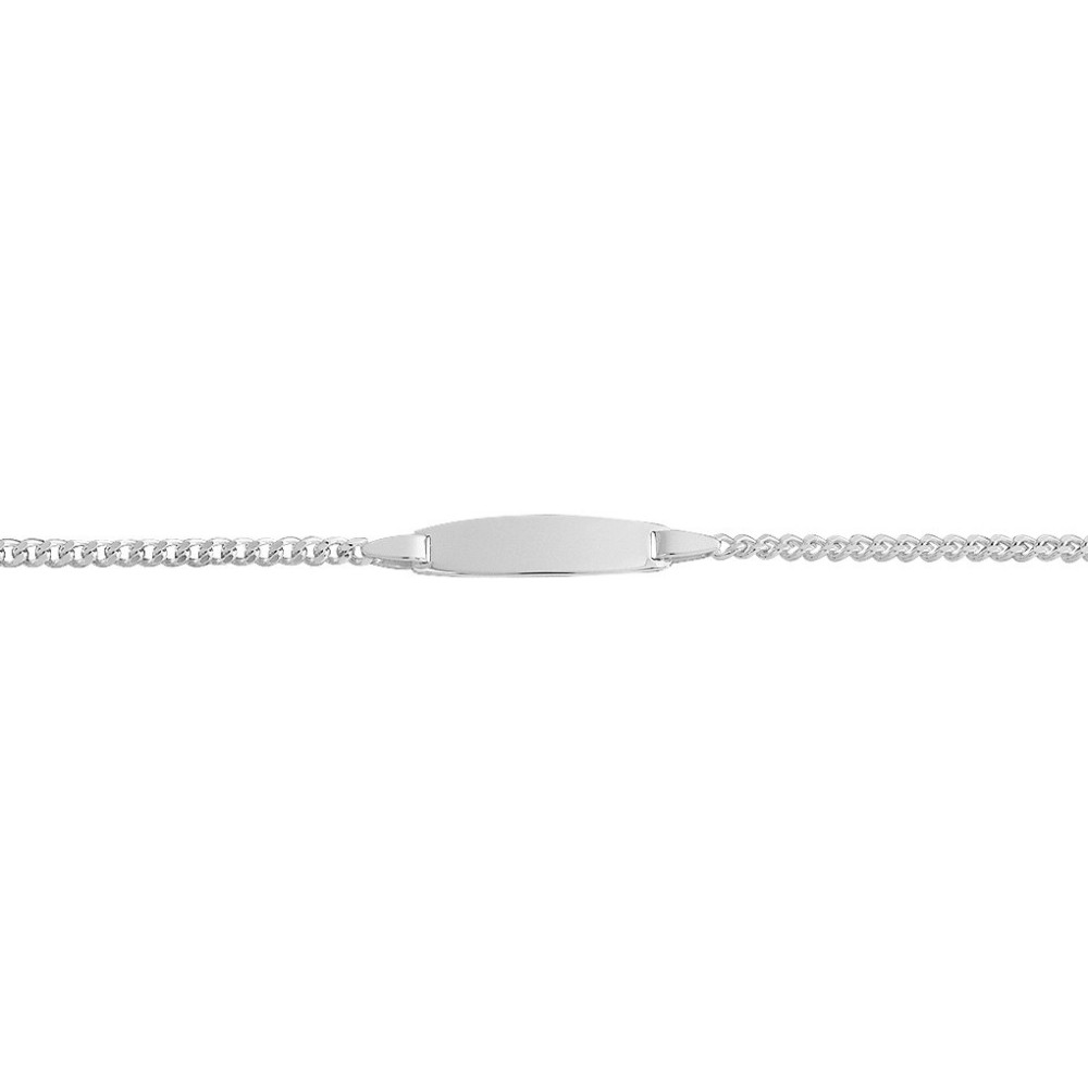 La Gourmette bébé argent 925/1000, mailles gourmette by Stauffer