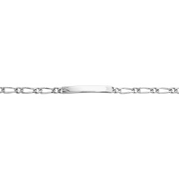 Le Bracelet Gourmette argent 925/1000, mailles alternées 1+1, largeur 4 mm, by Stauffer