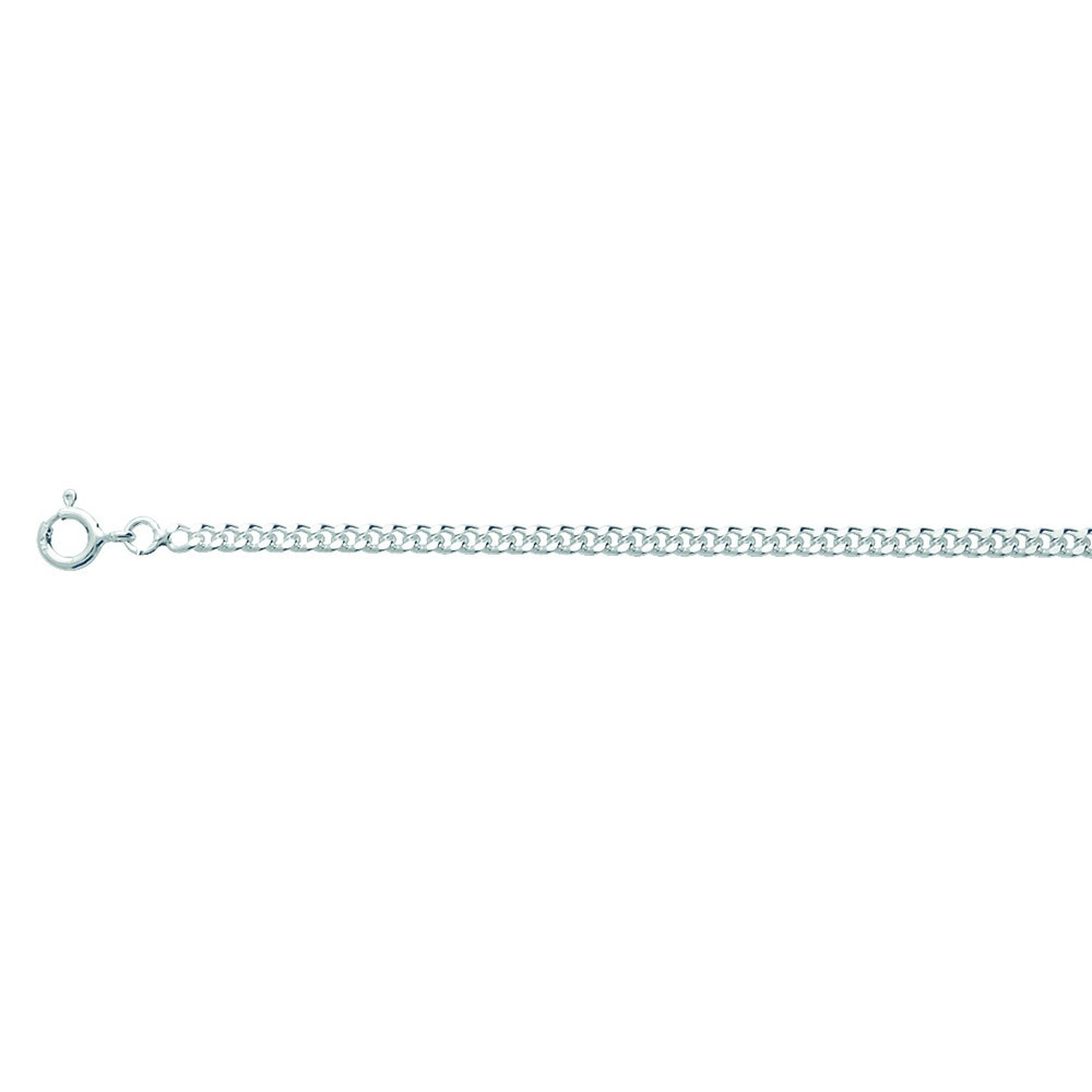 La Chaîne femme argent 925/1000, mailles gourmette, largeur 2,75 mm, longueur 45 cm by Stauffer