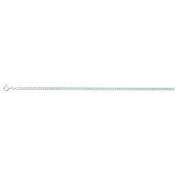 La Chaîne femme argent 925/1000, mailles gourmette, largeur 2,75 mm, longueur 45 cm by Stauffer