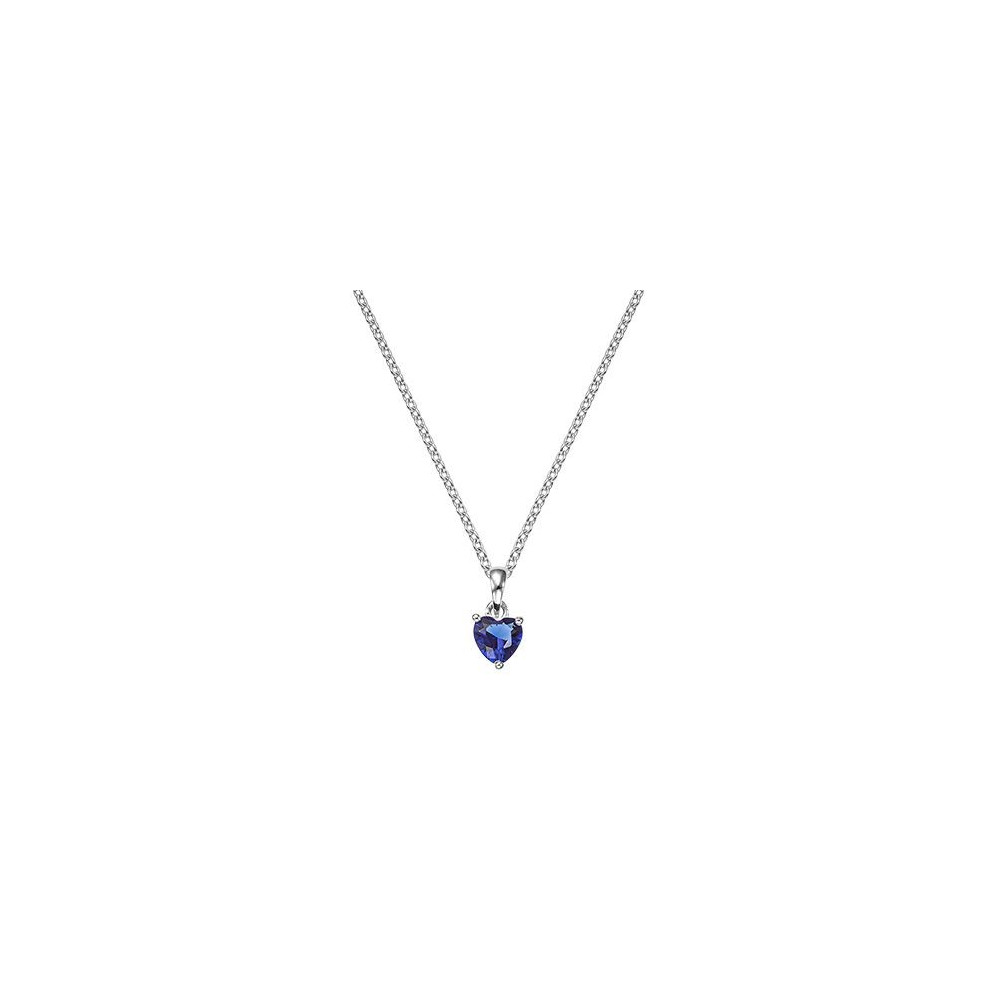 Collier Femme GO Mademoiselle en argent 925/1000 rhodié, coeur 600104