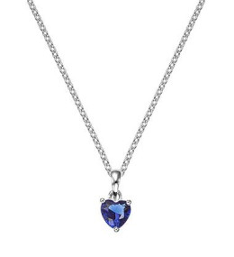 Collier Femme GO Mademoiselle en argent 925/1000 rhodié, coeur 600104