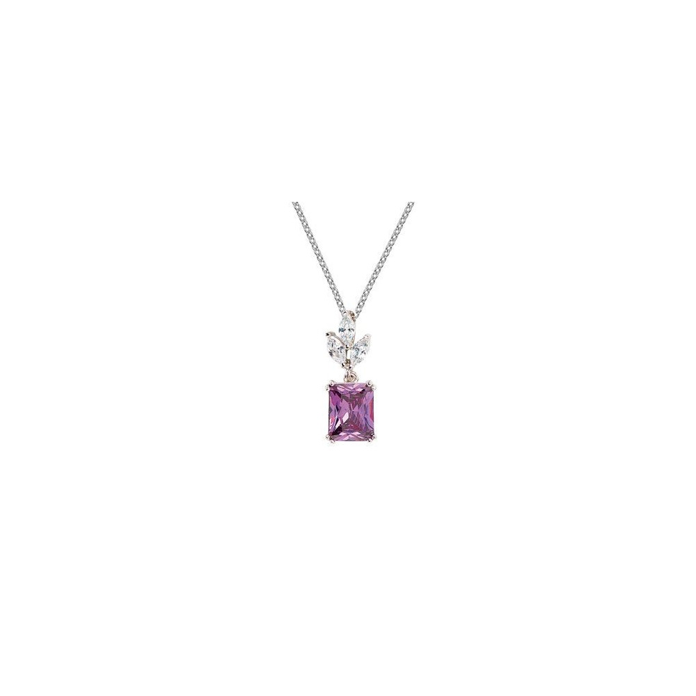 Collier Femme GO Mademoiselle en argent 925/1000 rhodié, oxydes de zirconium 600108