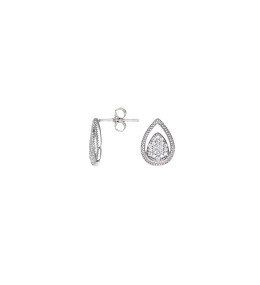 Boucles d'oreilles Femme GO Mademoiselle en argent 925/1000 rhodié, 602573