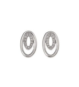 Boucles d'oreilles Femme GO Mademoiselle en argent 925/1000 rhodié, 602577