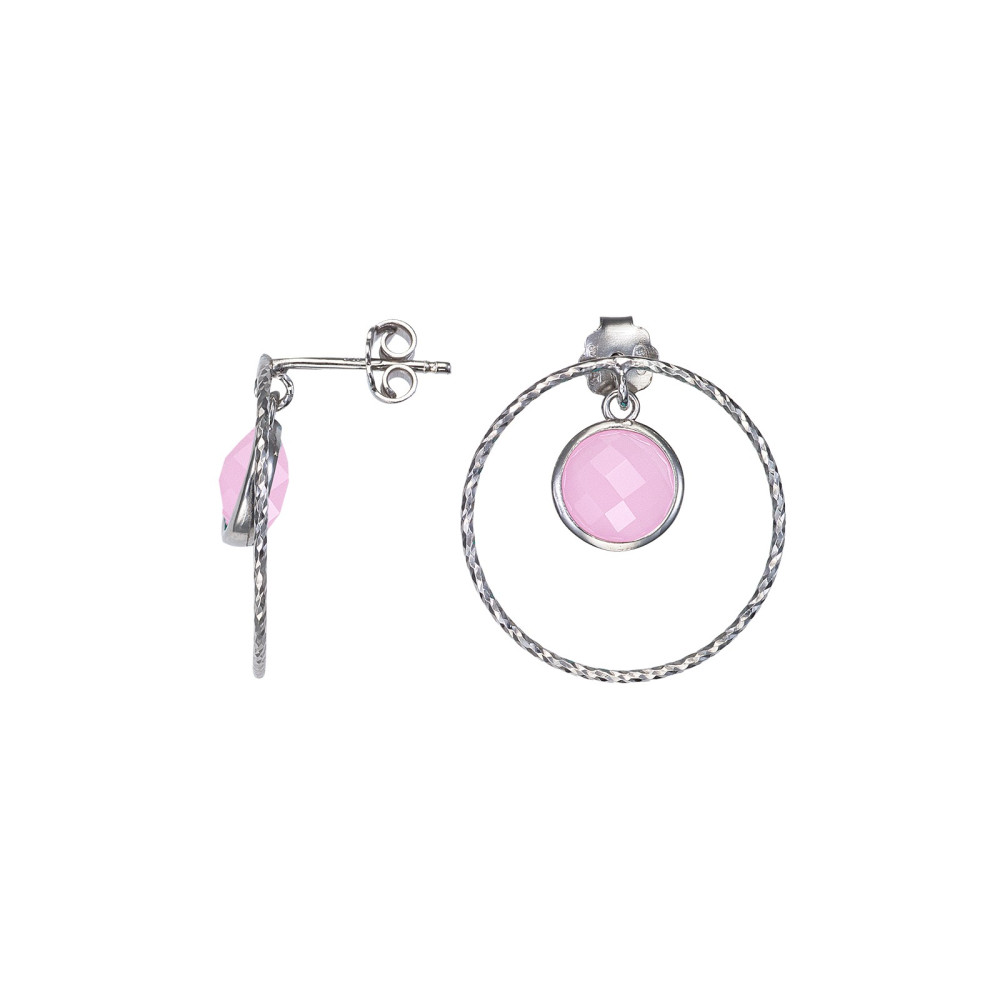 Boucles d'oreilles Femme GO Mademoiselle en argent 925/1000 rhodié, 602583