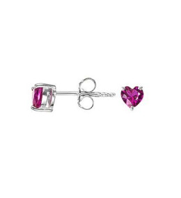 Boucles d'oreilles Femme GO Mademoiselle en argent 925/1000 rhodié, coeurs 602612