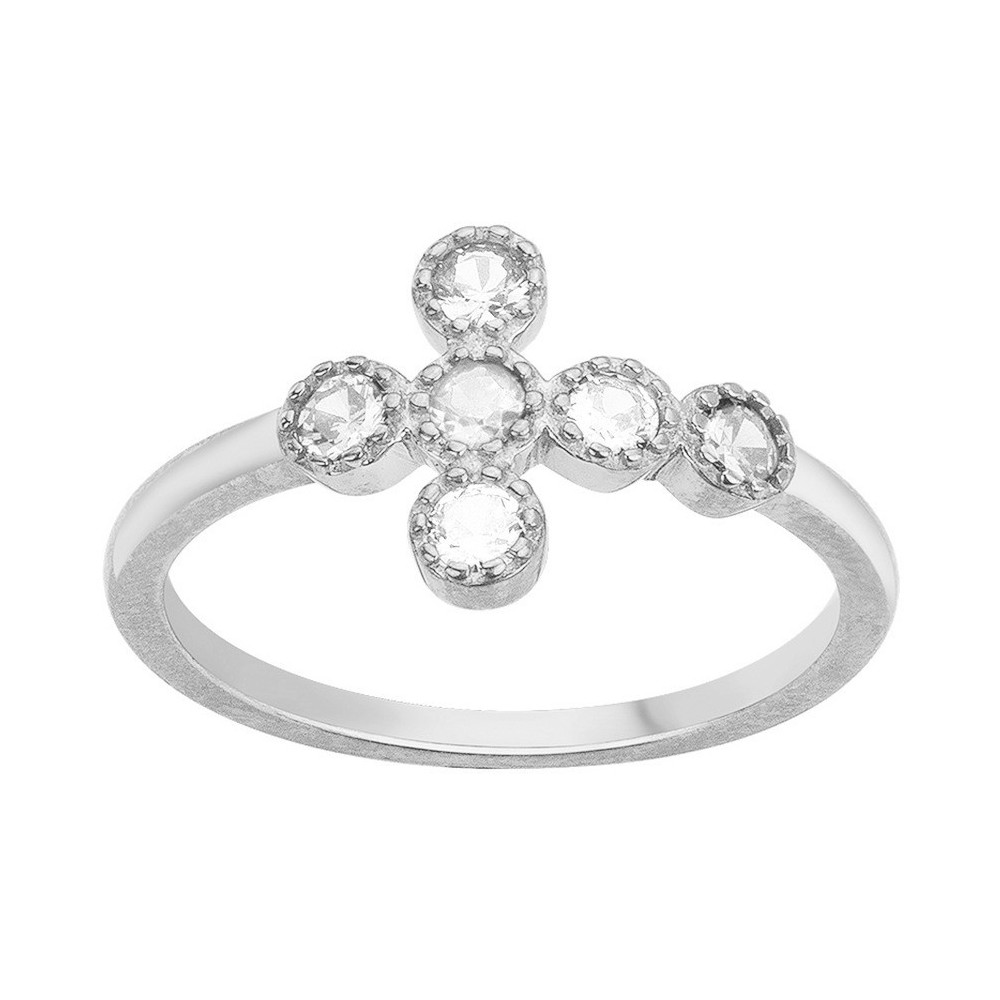 La Bague argent 925/1000, oxydes de zirconium by Stauffer
