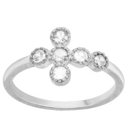 La Bague argent 925/1000, oxydes de zirconium by Stauffer
