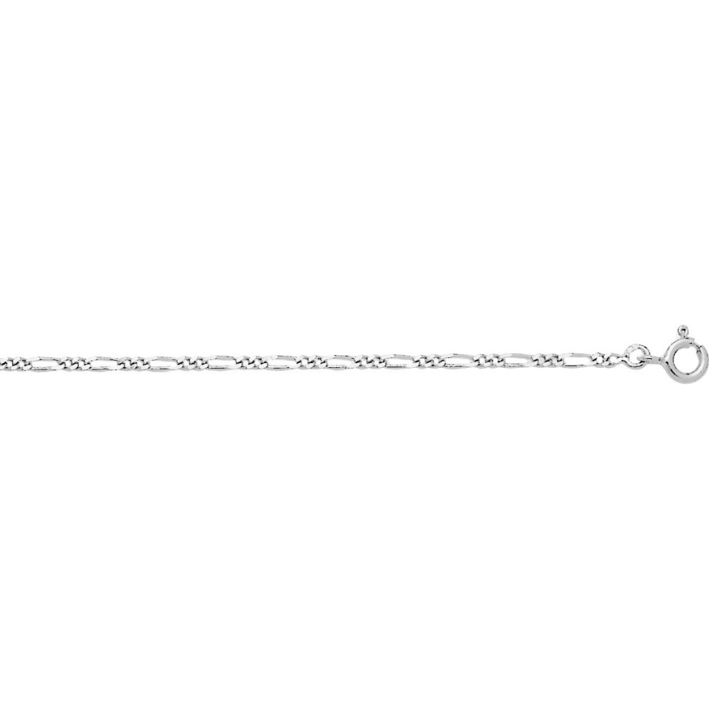 La Chaîne argent 925/1000, mailles alternées 1+2, largeur 1,70 mm, longueur 45 cm by Stauffer