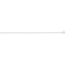 La Chaîne argent 925/1000, mailles alternées 1+2, largeur 1,70 mm, longueur 45 cm by Stauffer
