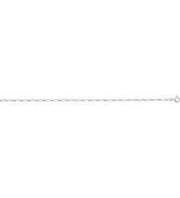 La Chaîne argent 925/1000, mailles alternées 1+2, largeur 1,70 mm, longueur 45 cm by Stauffer
