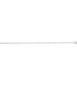 Bijoux - Chaîne argent 925/1000, mailles singapour, by Stauffer