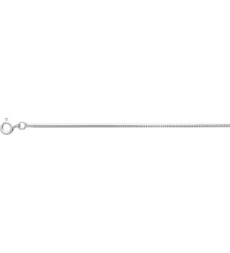 Chaîne argent 925/1000, mailles serpentine, by Stauffer