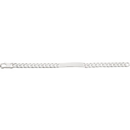 Le Bracelet Gourmette argent 925/1000, mailles gourmette, largeur 7 mm, by Stauffer