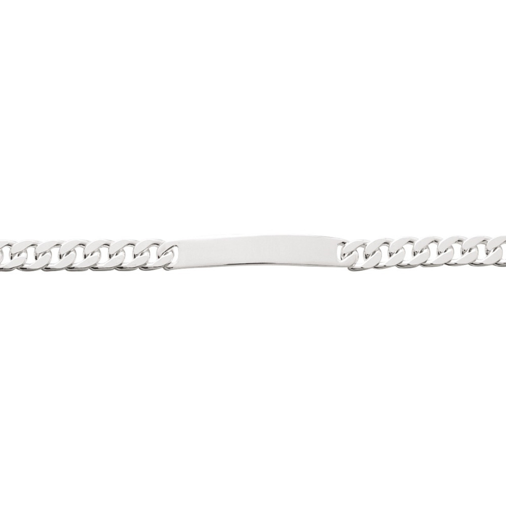 Le Bracelet Gourmette argent 925/1000, mailles gourmette, largeur 7 mm, by Stauffer