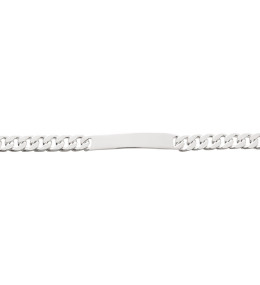 Le Bracelet Gourmette argent 925/1000, mailles gourmette, largeur 7 mm, by Stauffer