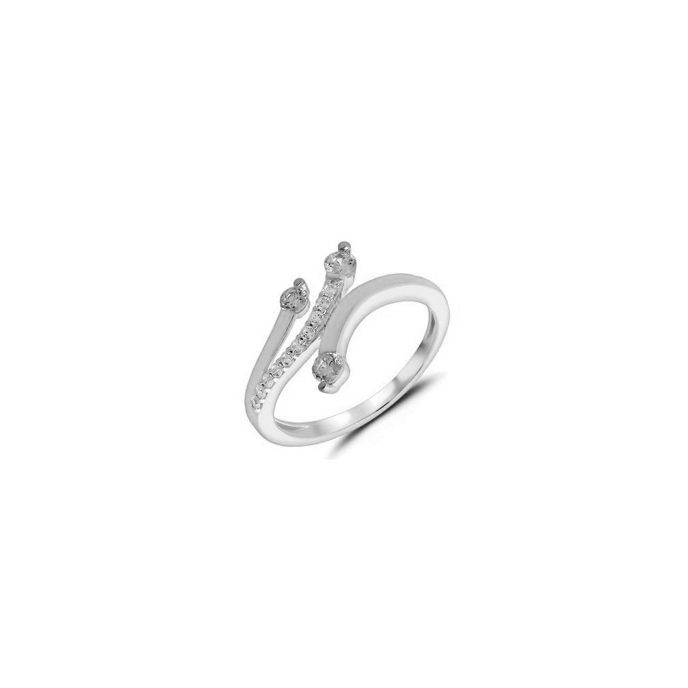 La Bague or gris 750/1000, diamants 0,36 carat, taille brillant by Stauffer