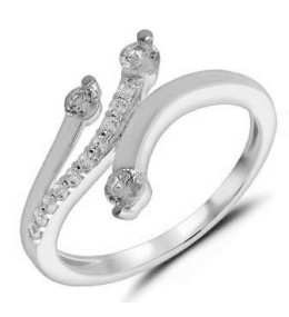La Bague or gris 750/1000, diamants 0,36 carat, taille brillant by Stauffer