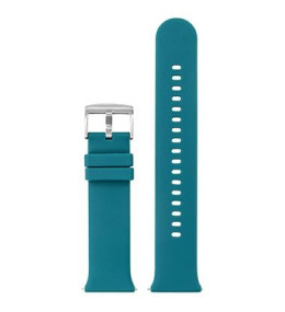 Bracelet interchangeable silicone bleu canard, montre femme TEKDAY Connectée 675890