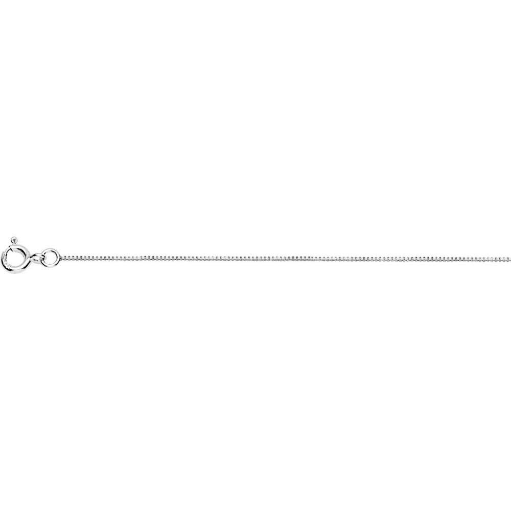 La Chaîne venitienne or gris 750/1000, 0,60 mm by Stauffer