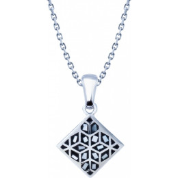 Le Collier en acier, nacre et émail, ODENA - IJ 432