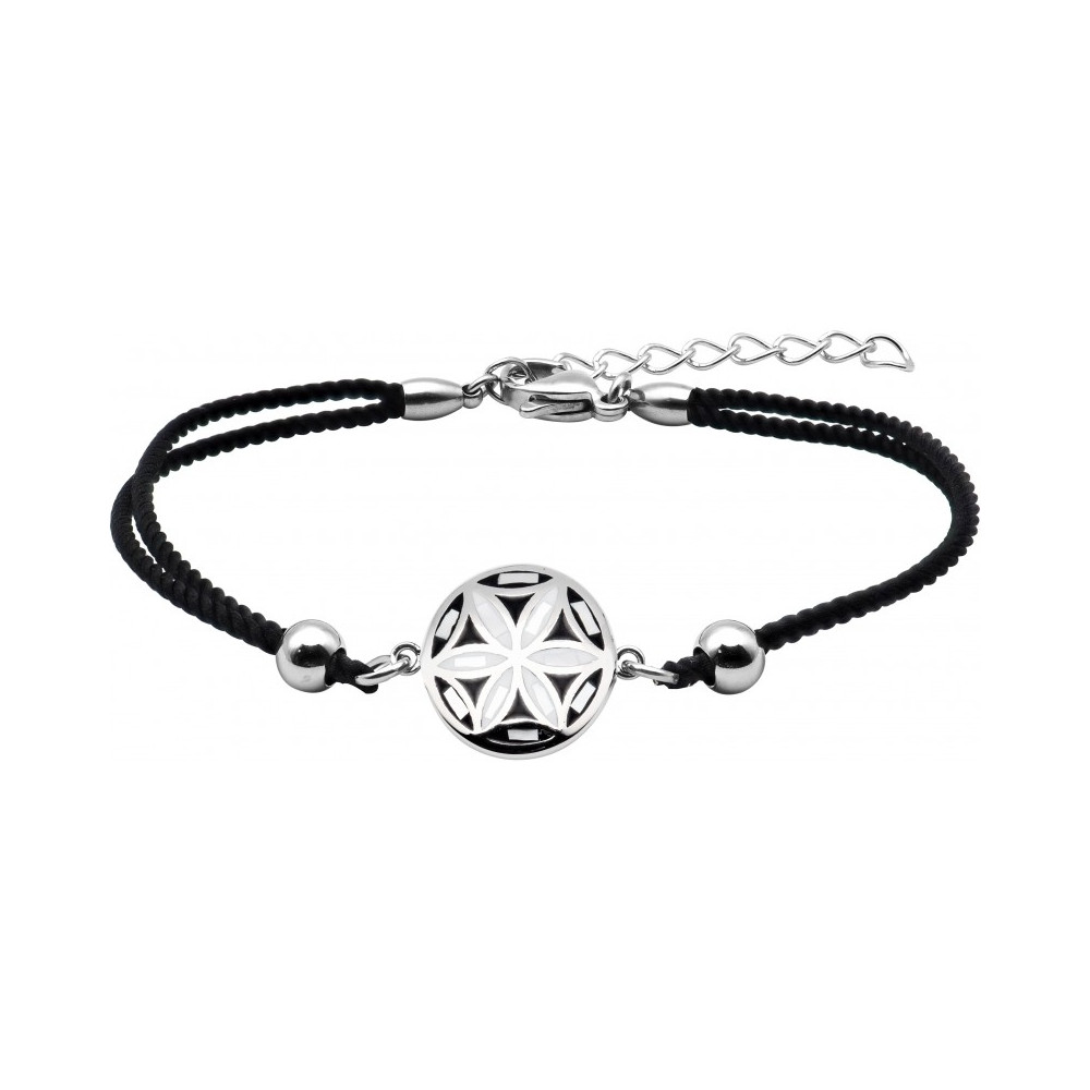 bracelet-acier-nacre-email-fleur-de-vie-coton-noir-odena-im-374
