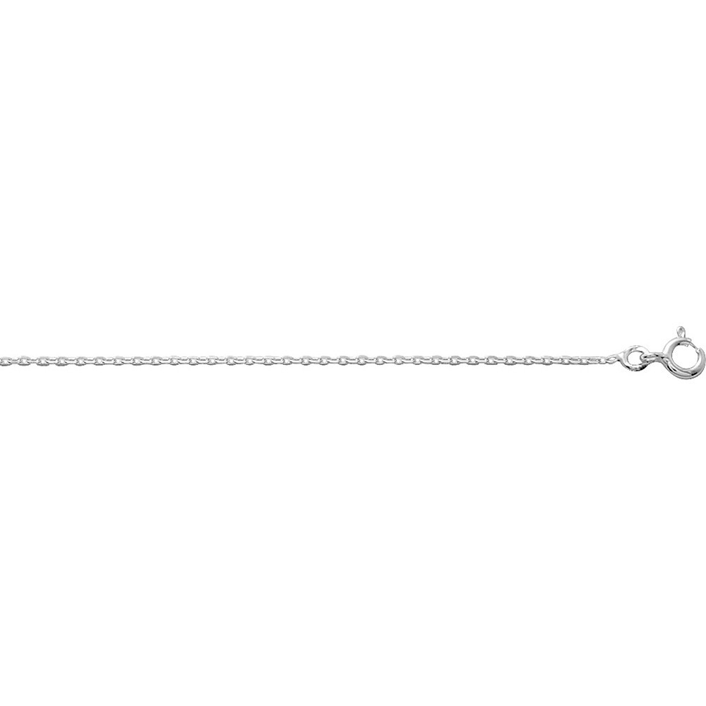 La Chaîne femme argent 925/1000, mailles forçat, largeur 1,30 mm, longueur 45 cm by Stauffer