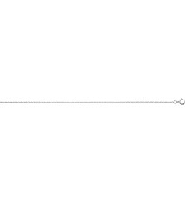 La Chaîne femme argent 925/1000, mailles forçat, largeur 1,30 mm, longueur 45 cm by Stauffer