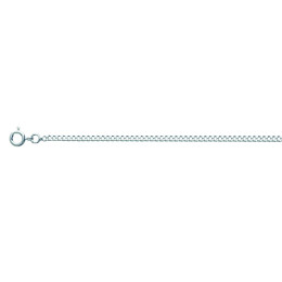 La Chaîne mixte argent 925/1000, mailles gourmette, largeur 2,10 mm, longueur 50 cm by Stauffer