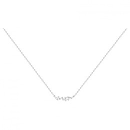 Collier Argent 925/1000 et 7 oxydes de zirconium by Stauffer