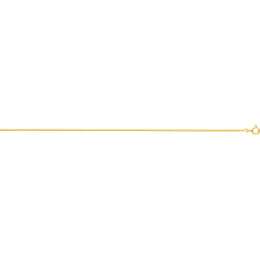 La Chaîne or jaune 750/1000, mailles serpentine, 1,00 mm, longueur 45 cm, by Stauffer. La Chaîne or jaune 750/1000, mailles serpentine, 1,00 mm, longueur 45 cm, by Stauffer.