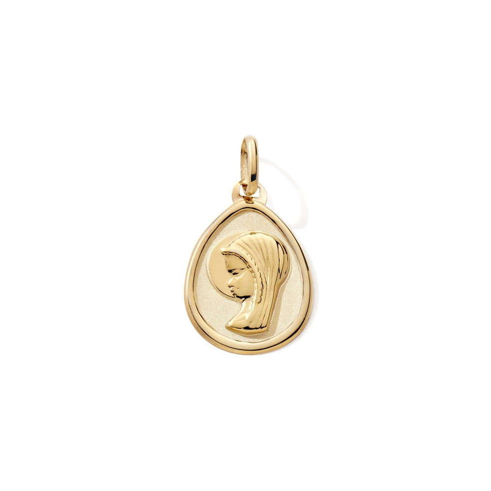 La Médaille Vierge or jaune 375/1000 by Stauffer