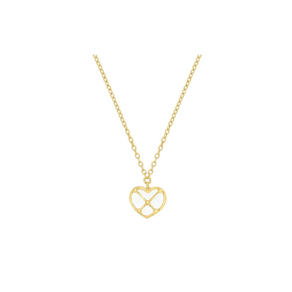 Le Collier Jourdan Bijoux, Romance, argent 925/1000 doré or jaune, AJF210075N