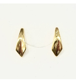Les Boucles d'oreilles or jaune 750/1000, électroformage by Stauffer