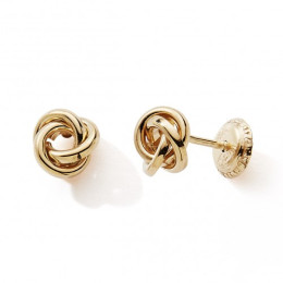 Les Boucles d'oreilles or jaune 375/1000, 3 cercles by Stauffer