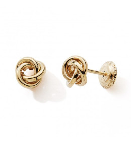 Les Boucles d'oreilles or jaune 375/1000, 3 cercles by Stauffer