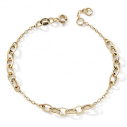 Le Bracelet or jaune 375/1000, anneaux by Stauffer