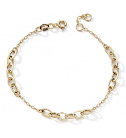 Le Bracelet or jaune 375/1000, anneaux by Stauffer