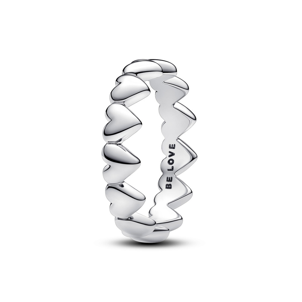 La Bague Pandora farandole de coeurs en argent 925/1000, 193427C00