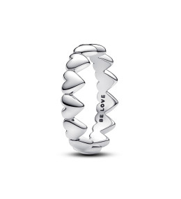 La Bague Pandora farandole de coeurs en argent 925/1000, 193427C00
