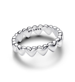 La Bague Pandora farandole de coeurs en argent 925/1000, 193427C00